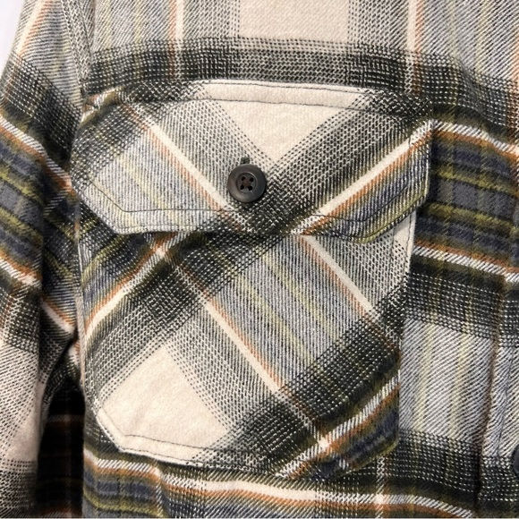 Pendleton greenPlaid Burnside double Brushed Flannel Shirt Sz Medium - Picture 6 of 11